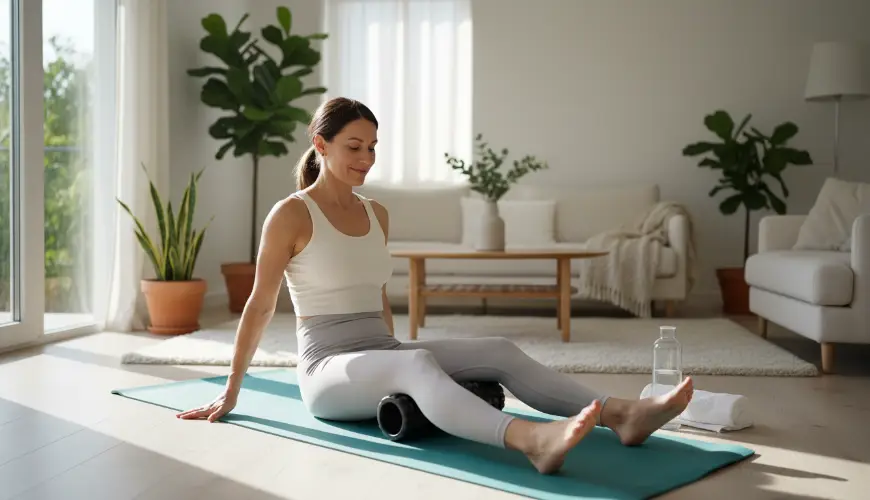 Foam roller lindrer stive muskler på få minutter