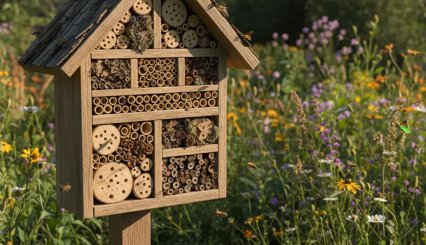 Insekthotel i haven gavner hele naturen