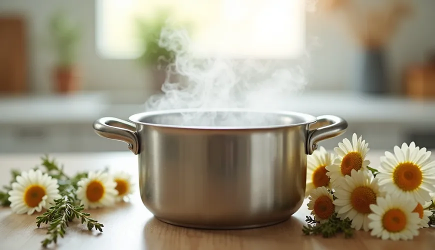 Inhalation over a pot is a proven trick for respiratory problems