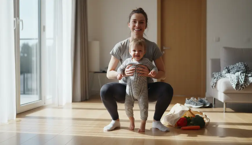 Sikker løftning af børn og tasker beskytter din ryg