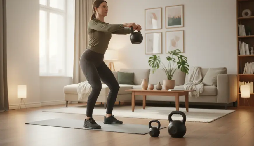 Kettlebell er det ideelle redskab til hjemmetræning, som kan erstatte et helt fitnesscenter