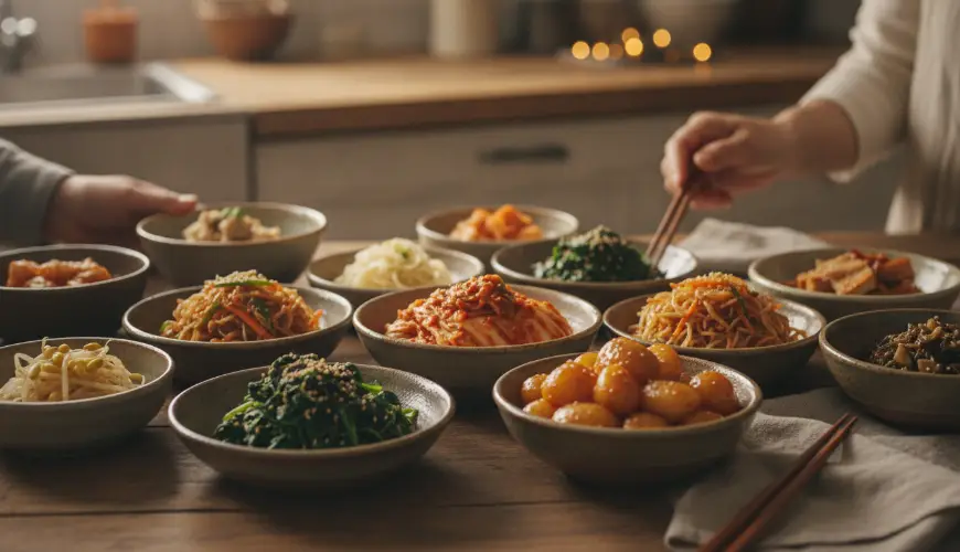 # Korejske tilbehør banchan, der holder hele ugen i køleskabet