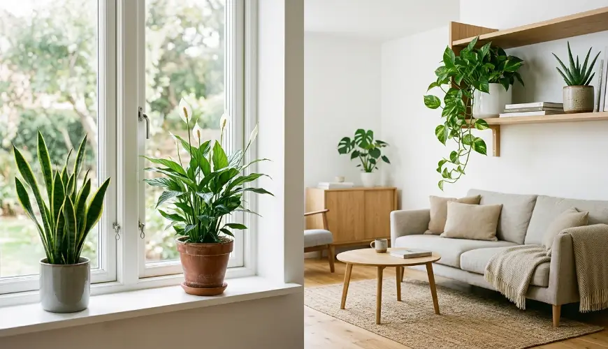 # Hvilke stueplanter renser faktisk luften