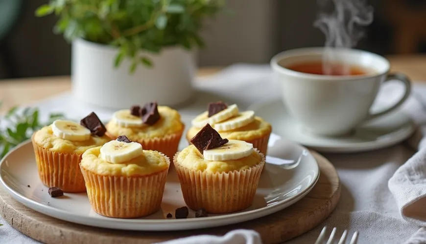 Muffins med hytteost som et alsidigt alternativt bagværk