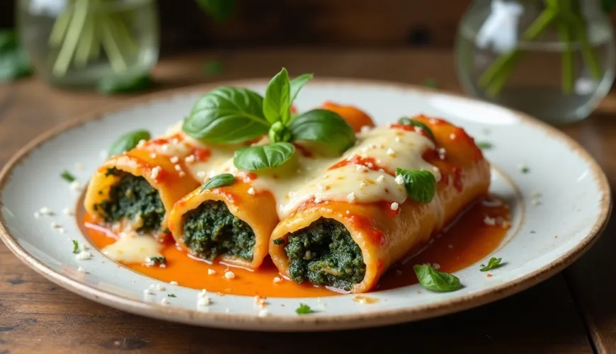 Oplev magien ved spinat-cannelloni, som du vil elske