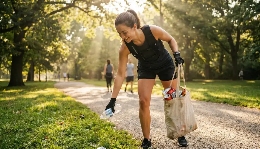 Plogging eller hvordan man løber og rydder op i naturen