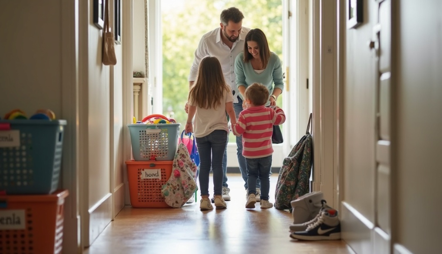 Morgens travlhed og stress vil aftage, når du indfører en fast rutine, der reducerer antallet af bes