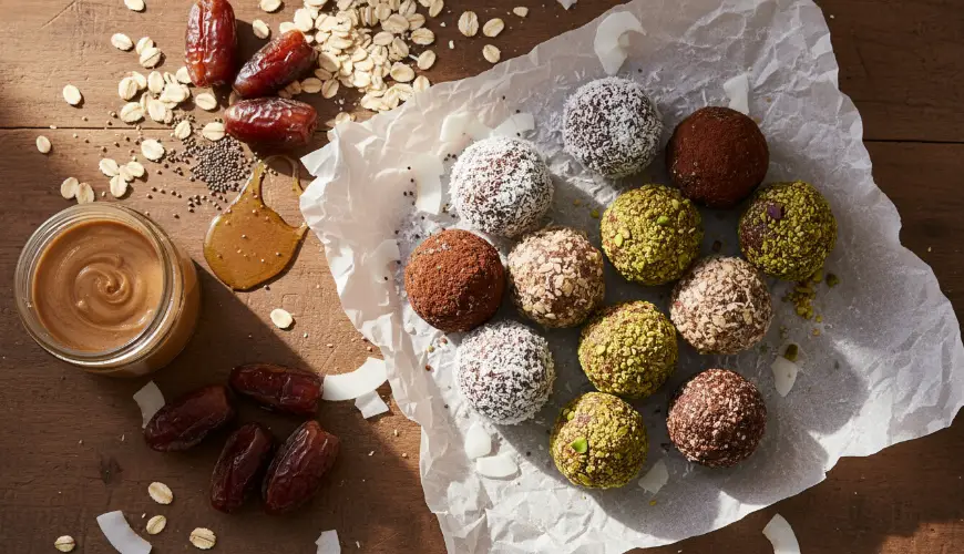 # Recept på sunde energikugler uden bagning på 10 minutter