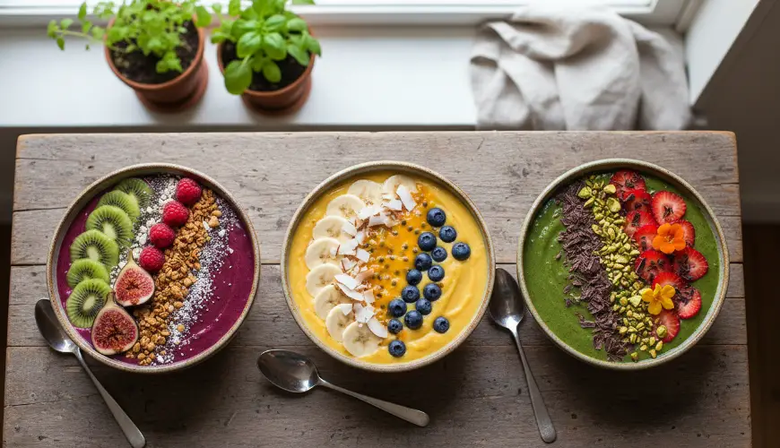 Smoothie skåle vil mætte dig og give dig energi
