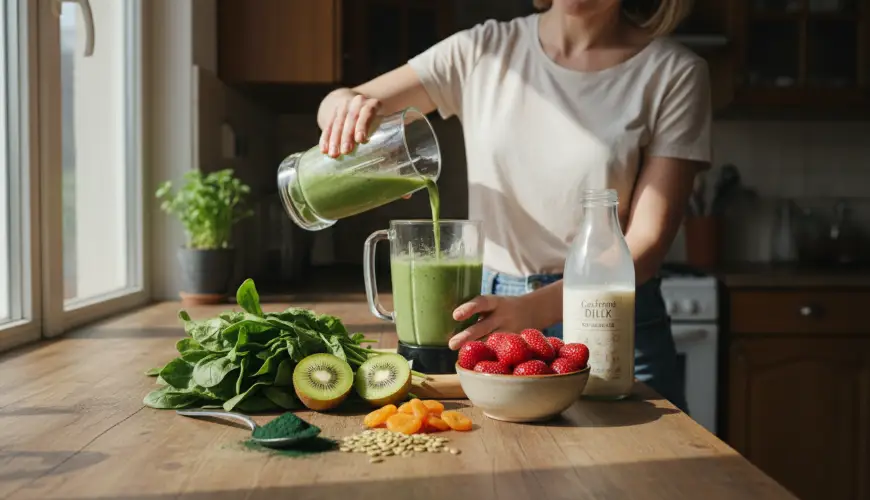 Smoothie til kvinder med træthed og jernmangel