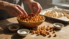 Vælg bagte kikærter som en sprød snack