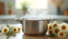 Inhalation over a pot is a proven trick for respiratory problems