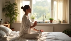 Lymfesystemet vågner langsommere op om morgenen, så et par blide øvelser og vejrtrækning kan hjælpe.