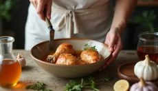 Marinade til kyllingelår med honning fungerer fantastisk, når du ønsker en hurtig og duftende middag