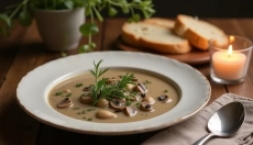 Find inspiration in French champignon soup