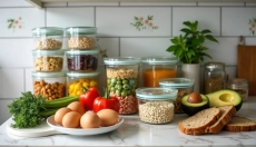 Forbered hurtige og sunde måltider uden besvær takket være et smart lager i køleskabet og i spisekam