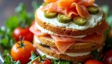 En salt fødselsdagskage kan både være dekorativ og velsmagende.