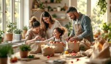 En bæredygtig husholdning med børn kan fungere, når I starter med små skridt