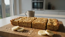 Bagte havreudskæringer med banan mætter dig helt frem til frokost