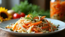 Sund mad lige ved hånden med en vitaminsalat af surkål