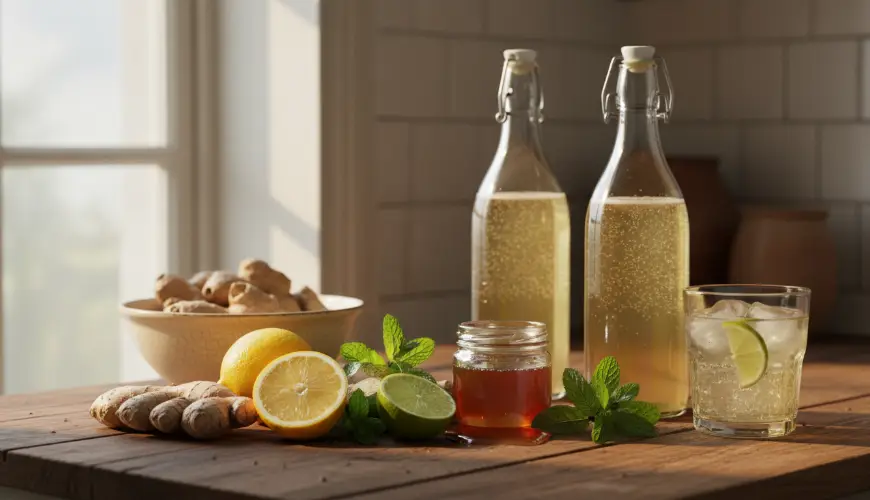 # Vyrobte si domácí zázvorové pivo bez alkoholu

Her er den danske oversættelse:

# Lav dit eget hje