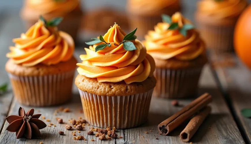 Skab hygge derhjemme med græskarcupcakes i weekenden