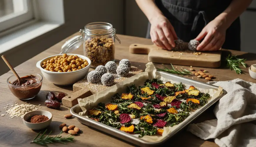 Vælg sunde hjemmelavede alternativer til usunde snacks