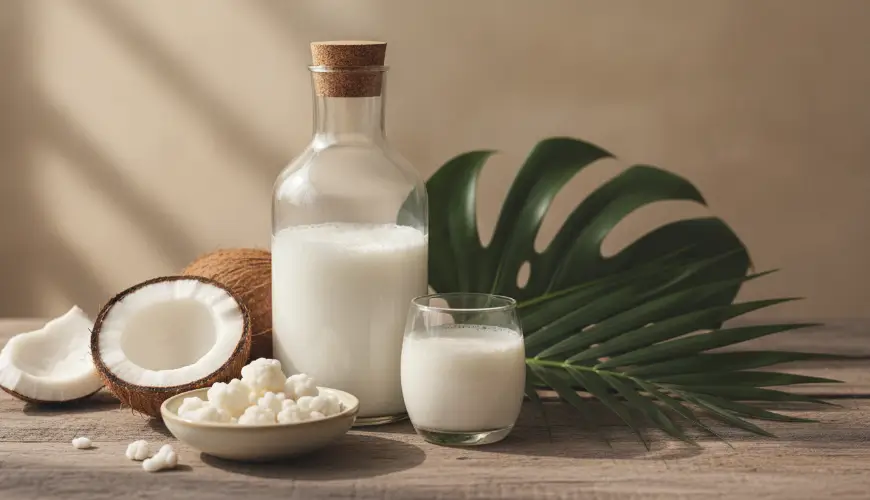 Vyzkoušejte kokosnød-kefir i stedet for den klassiske