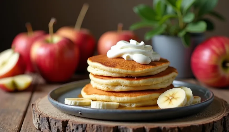Sunde æblepandekager vil glæde ikke kun dine smagsløg